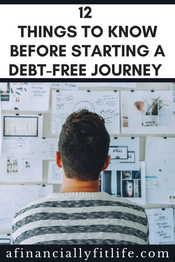 12 things to know before starting a  debt-free journey 